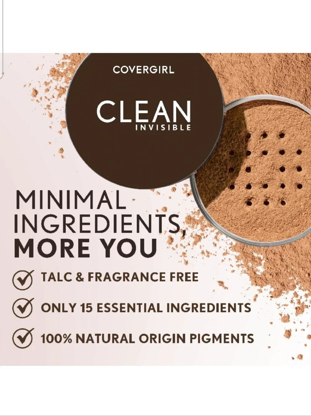⭐4/$15 CoverGirl Clean Invisible Loose Setting Powder Translucent Medium Warm